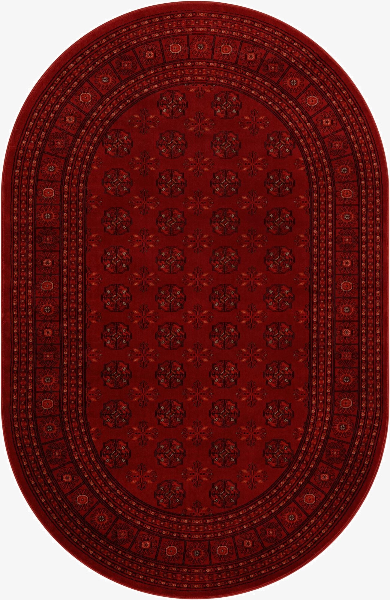  5' 3 x 8' Bokhara Oval Rug