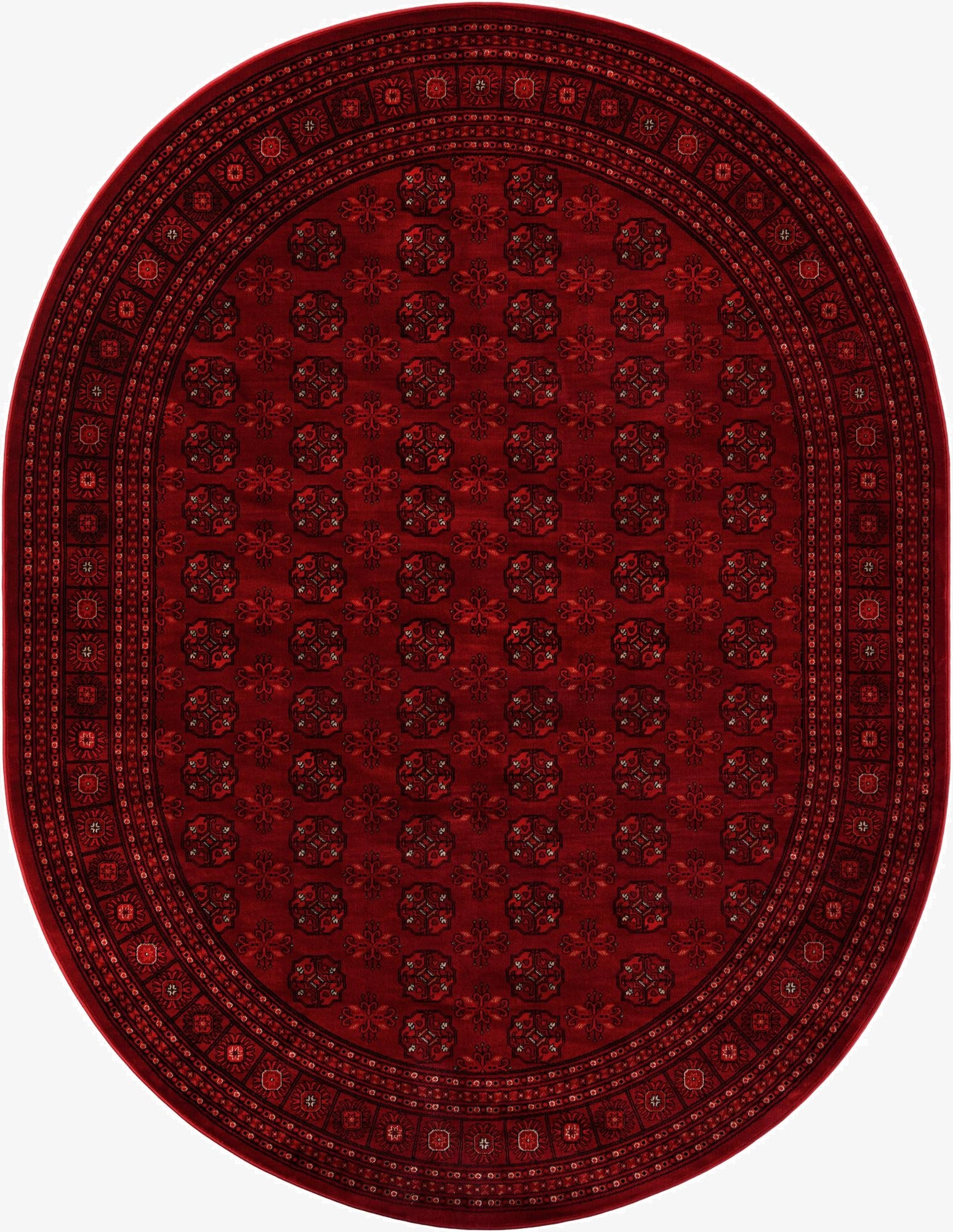  7' 10 x 10' Bokhara Oval Rug