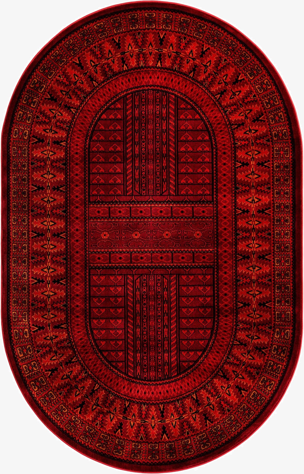  5' 3 x 8' Bokhara Oval Rug