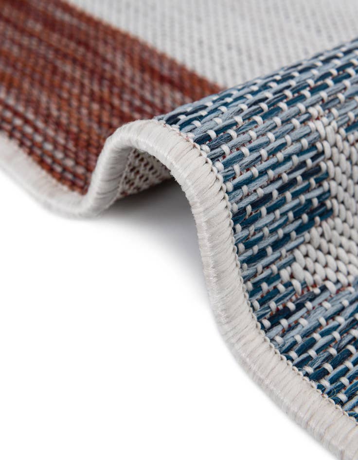 Detail image of  5' 3 x 8'  Washable Jill Zarin Indoor / Outdoor Oval Rug