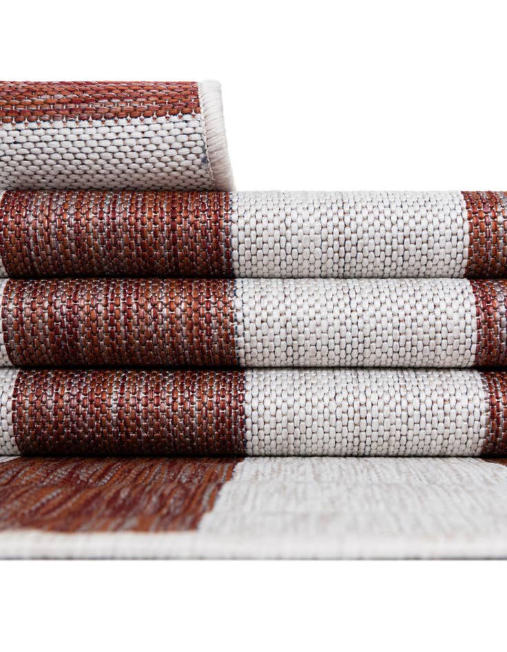 Detail image of  5' 3 x 8'  Washable Jill Zarin Indoor / Outdoor Oval Rug