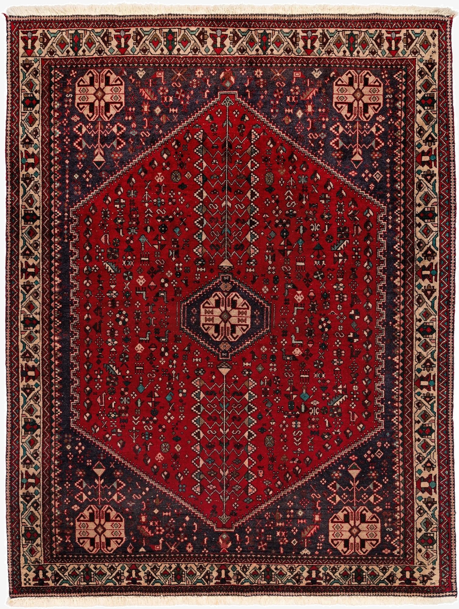  4' 11 x 6' 5 Abadeh Rug