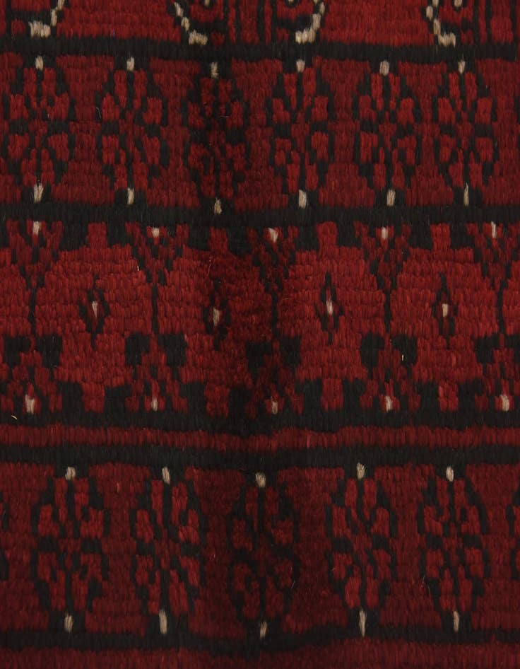 Detail image of 3' 3 x 4' 7 Hand Knotted Afghan Akhche Wool Rug