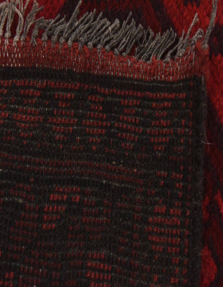 Detail image of  3' 4 x 5' 3  Hand Knotted Afghan Akhche Wool Rug