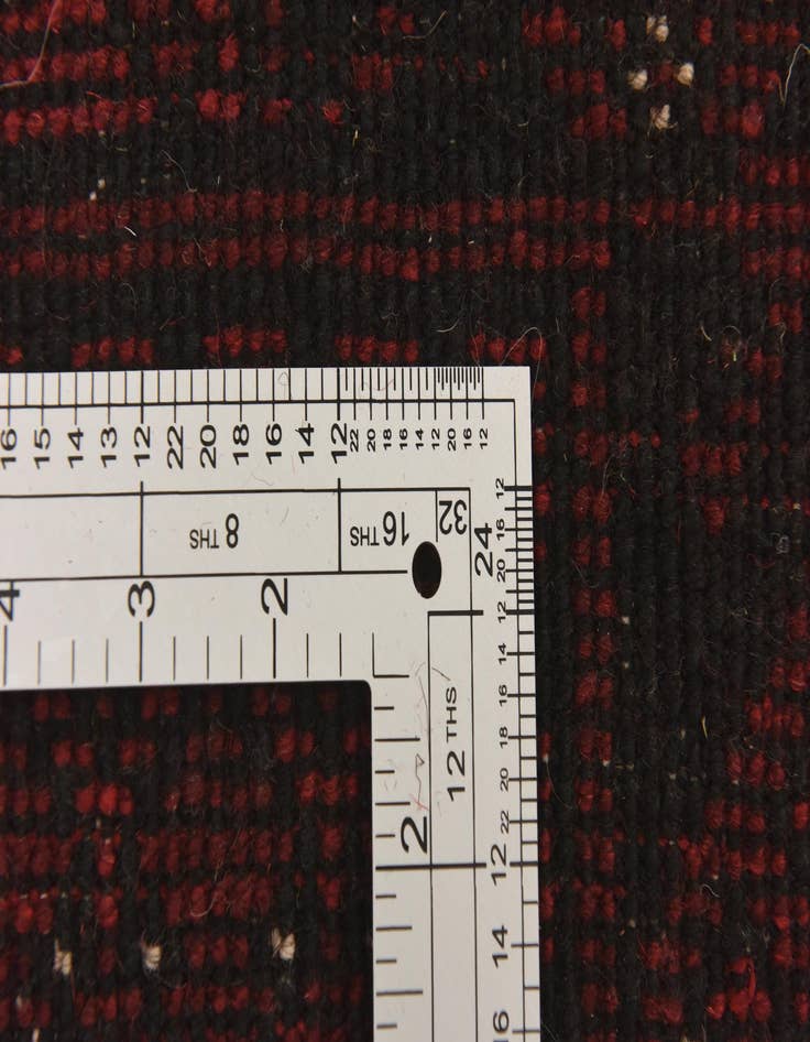 Detail image of  3' 2 x 4' 10  Hand Knotted Afghan Akhche Wool Rug