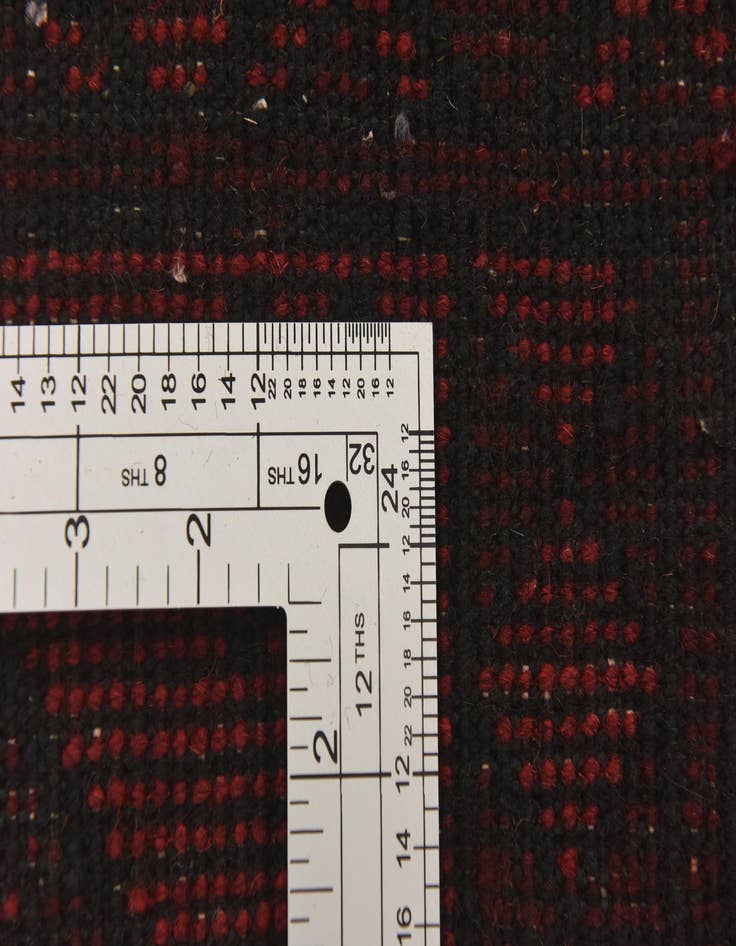 Detail image of  3' 3 x 4' 9  Hand Knotted Afghan Akhche Wool Rug