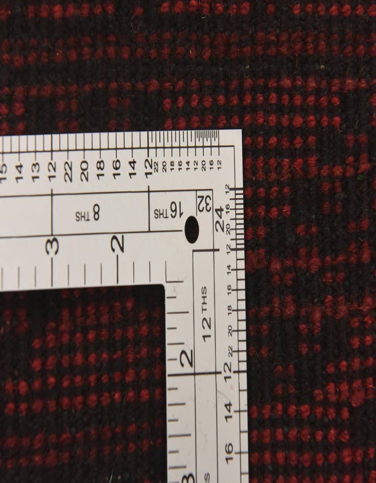 Detail image of 3' 2 x 4' 9 Hand Knotted Afghan Akhche Wool Rug