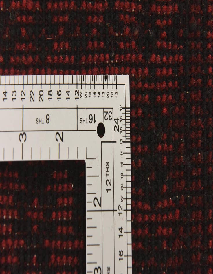 Detail image of  3' 2 x 4' 9  Hand Knotted Afghan Akhche Wool Rug