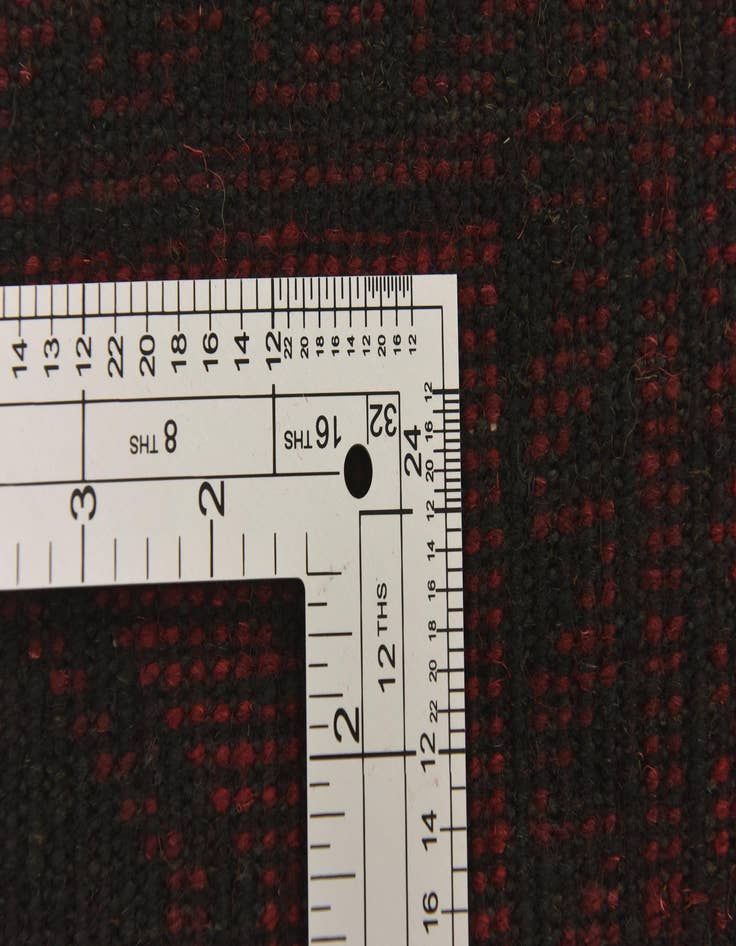 Detail image of  3' 3 x 4' 10  Hand Knotted Afghan Akhche Wool Rug