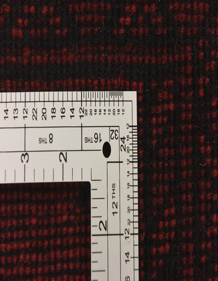 Detail image of  3' 3 x 4' 9  Hand Knotted Afghan Akhche Wool Rug