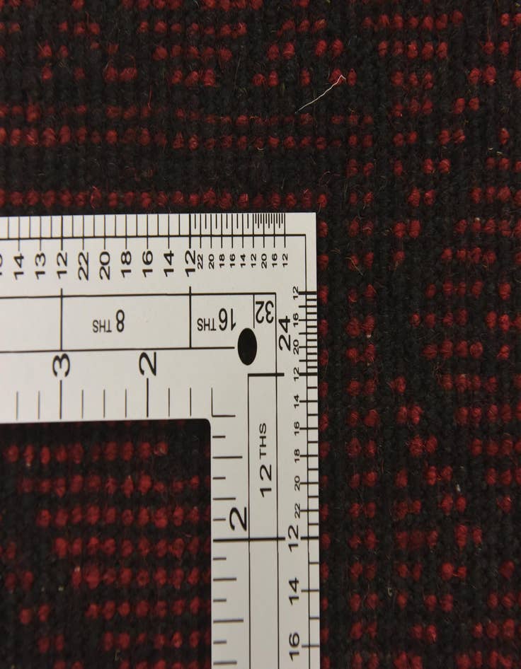 Detail image of  3' 3 x 4' 9  Hand Knotted Afghan Akhche Wool Rug