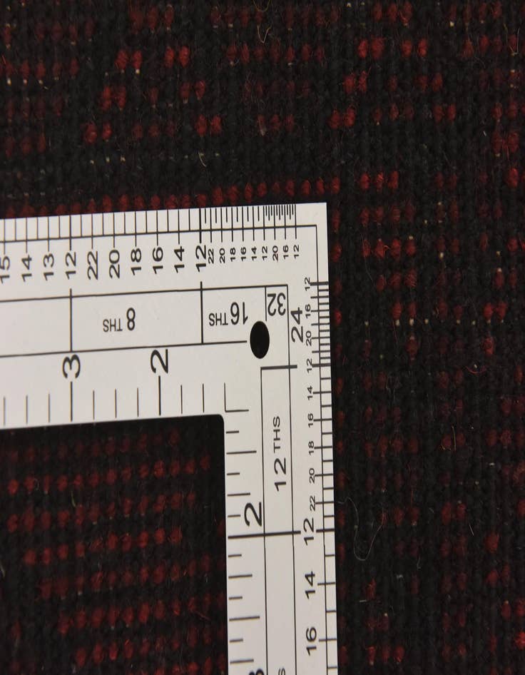 Detail image of  3' 3 x 4' 10  Hand Knotted Afghan Akhche Wool Rug