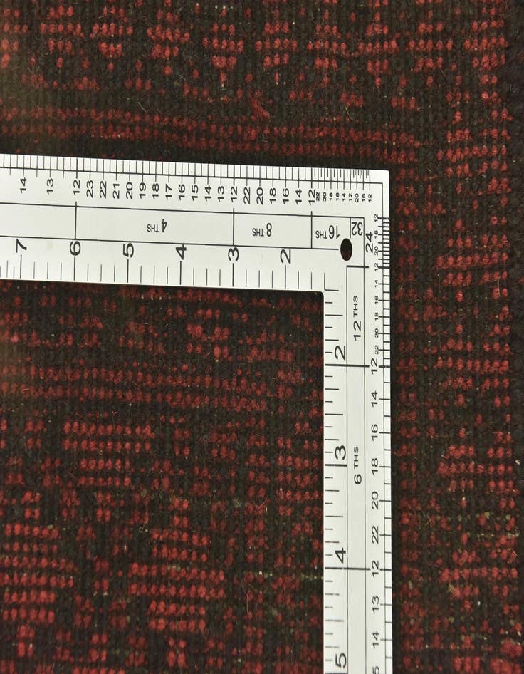 Detail image of 4' 10 x 6' 3 Hand Knotted Afghan Akhche Wool Rug