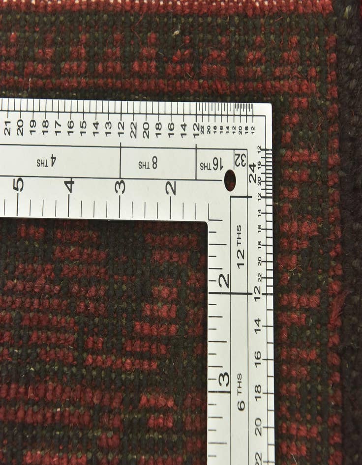 Detail image of  5' x 6' 5  Hand Knotted Afghan Akhche Wool Rug