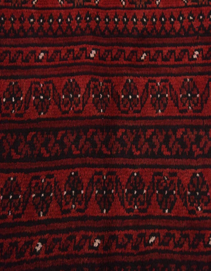 Detail image of 5' 5 x 8' Hand Knotted Afghan Akhche Wool Rug