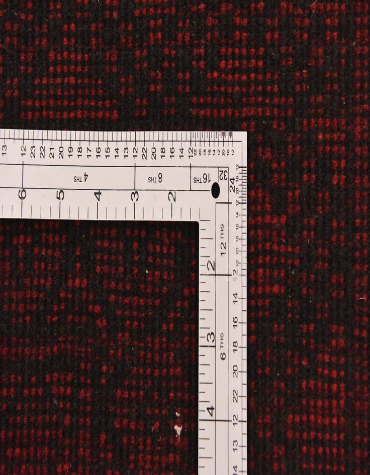 Detail image of  4' 11 x 6' 4  Hand Knotted Afghan Akhche Wool Rug