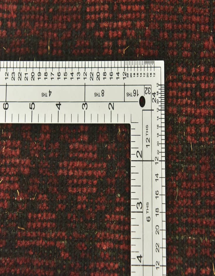 Detail image of  4' 9 x 6' 3  Hand Knotted Afghan Akhche Wool Rug