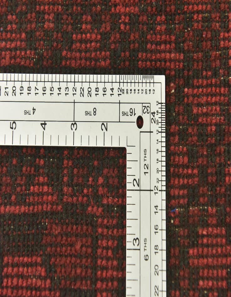 Detail image of  5' x 6' 2  Hand Knotted Afghan Akhche Wool Rug