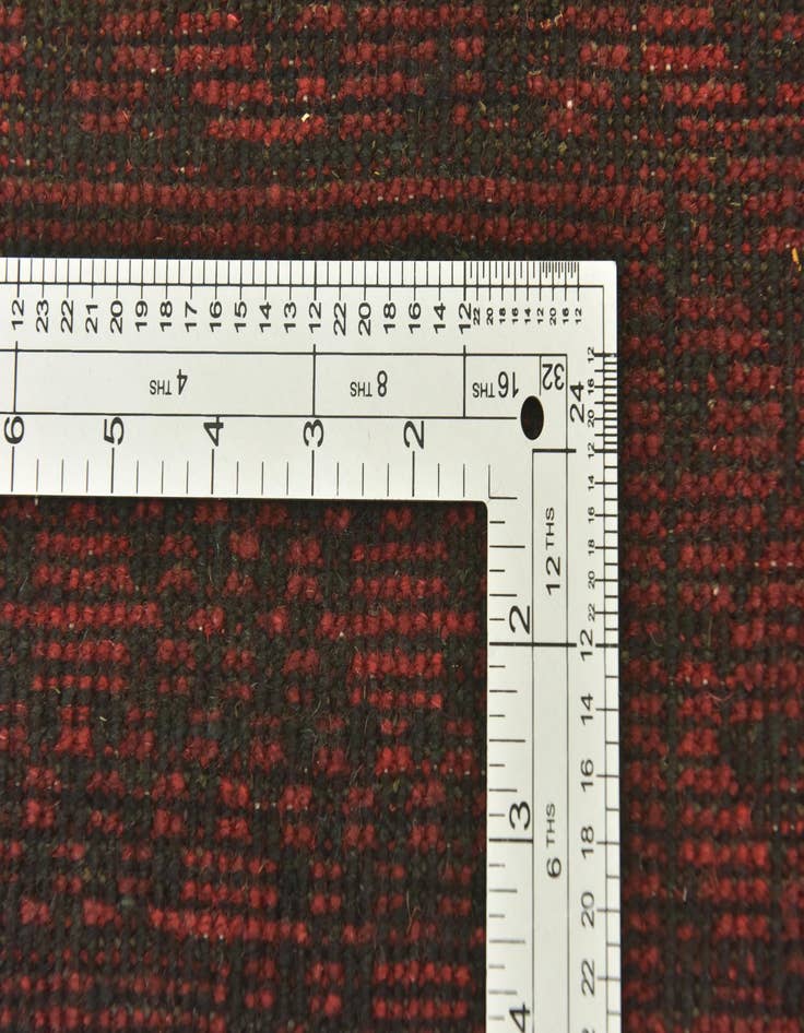 Detail image of  4' 9 x 6' 4  Hand Knotted Afghan Akhche Wool Rug