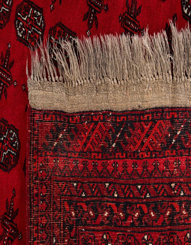 Detail image of  8' 4 x 11' 4  Hand Knotted Afghan Akhche Wool Rug