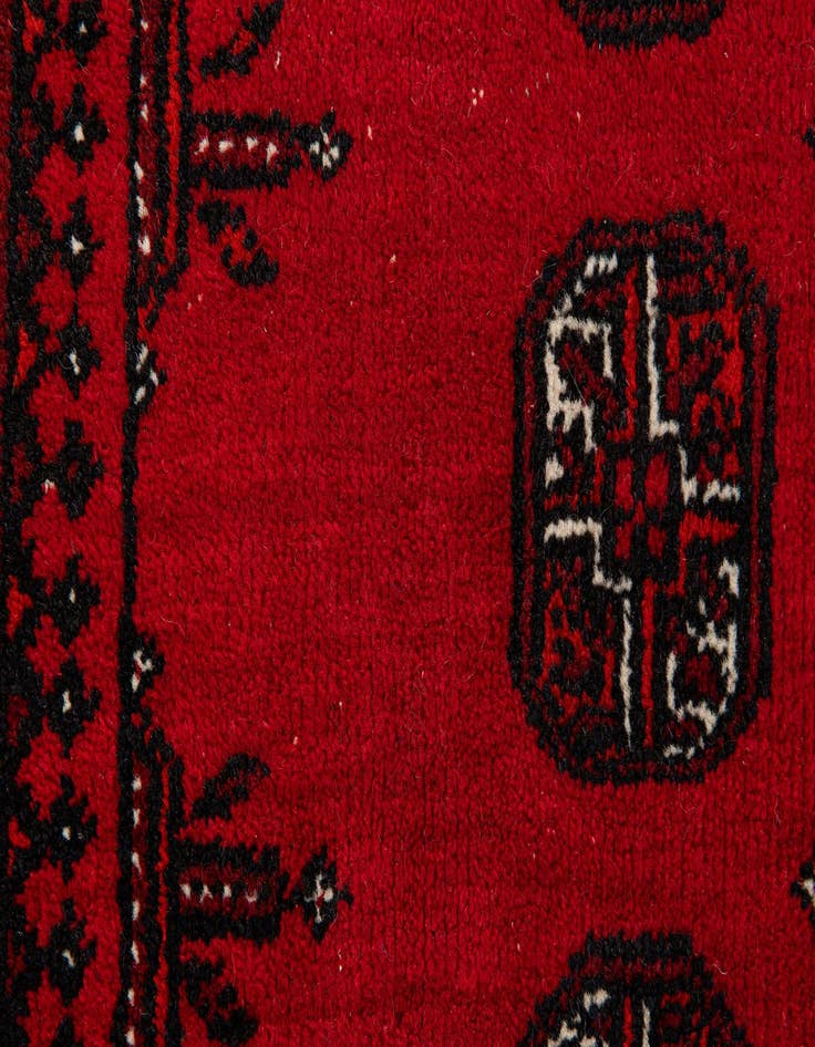 Detail image of  8' 4 x 11' 4  Hand Knotted Afghan Akhche Wool Rug