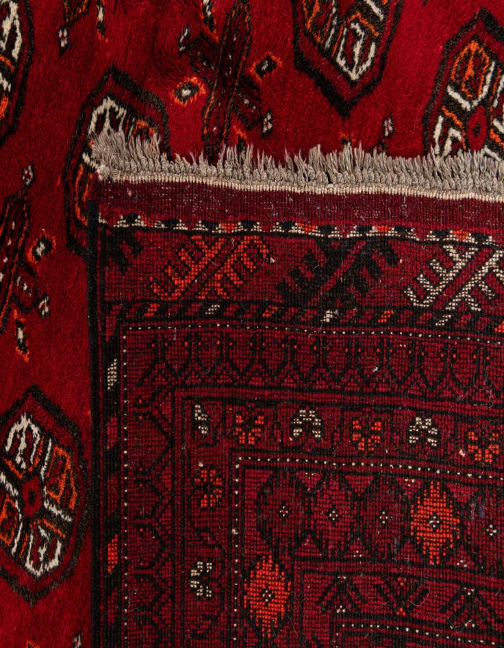 Detail image of  5' 9 x 7' 11  Hand Knotted Afghan Akhche Wool Rug