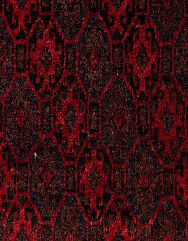 Detail image of  3' 5 x 6' 6  Hand Knotted Afghan Akhche Wool Rug