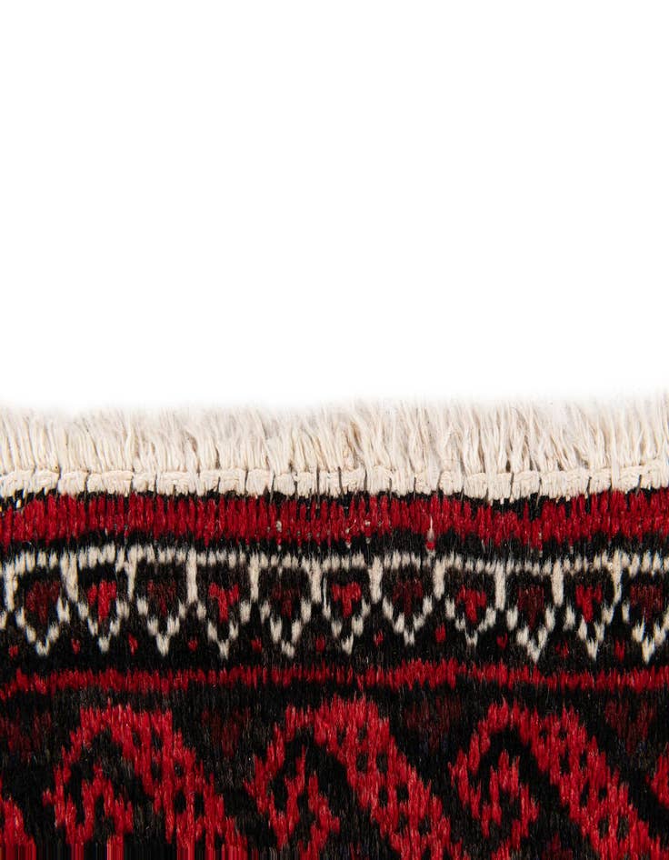 Detail image of  3' 5 x 6' 6  Hand Knotted Afghan Akhche Wool Rug