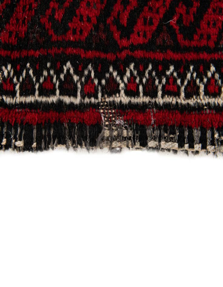 Detail image of  3' 5 x 6' 6  Hand Knotted Afghan Akhche Wool Rug