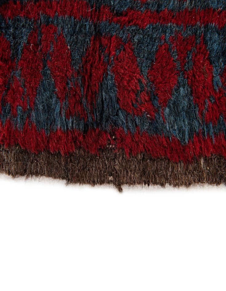 Detail image of  3' 6 x 5' 4  Hand Knotted Afghan Akhche Oriental Wool Rug