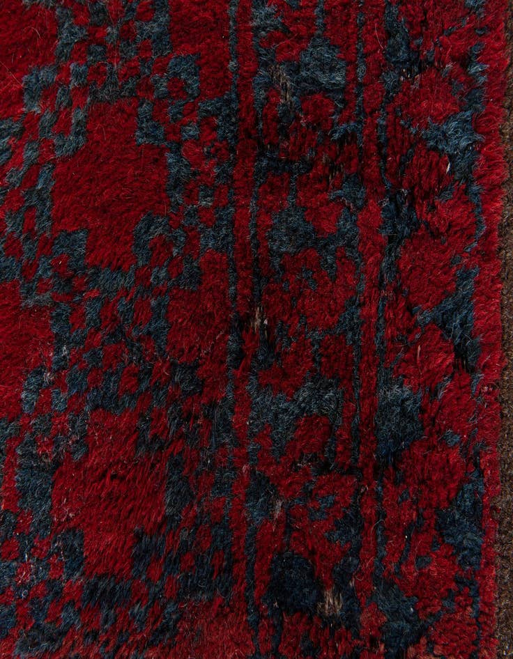Detail image of  3' 6 x 5' 4  Hand Knotted Afghan Akhche Oriental Wool Rug