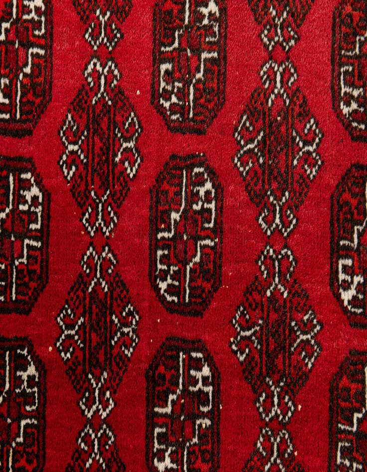Detail image of  6' 10 x 9' 5  Hand Knotted Afghan Akhche Wool Rug