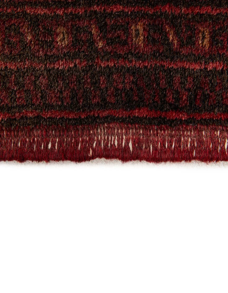 Detail image of  8' 4 x 11' 4  Hand Knotted Afghan Akhche Wool Rug