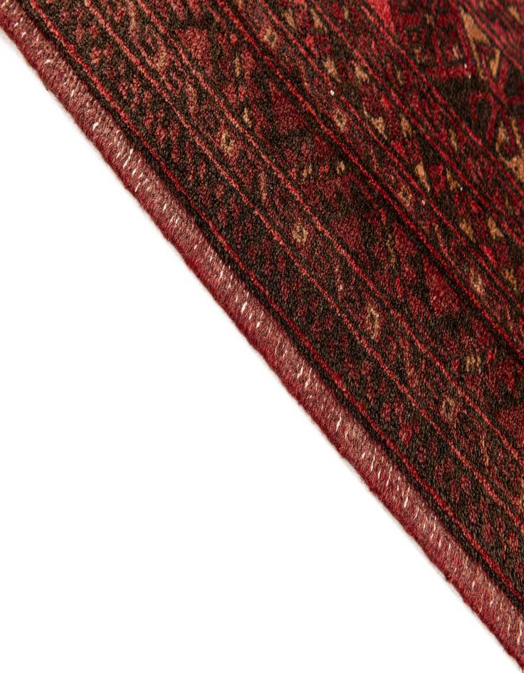 Detail image of  8' 4 x 11' 4  Hand Knotted Afghan Akhche Wool Rug