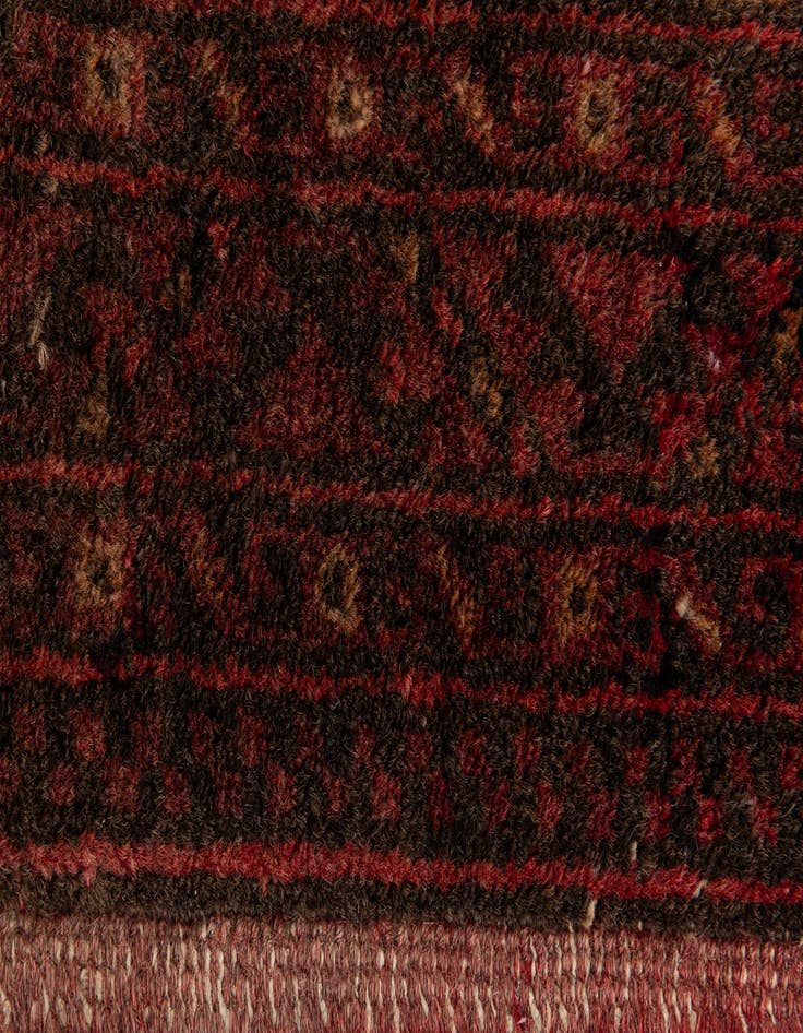 Detail image of  8' 4 x 11' 4  Hand Knotted Afghan Akhche Wool Rug