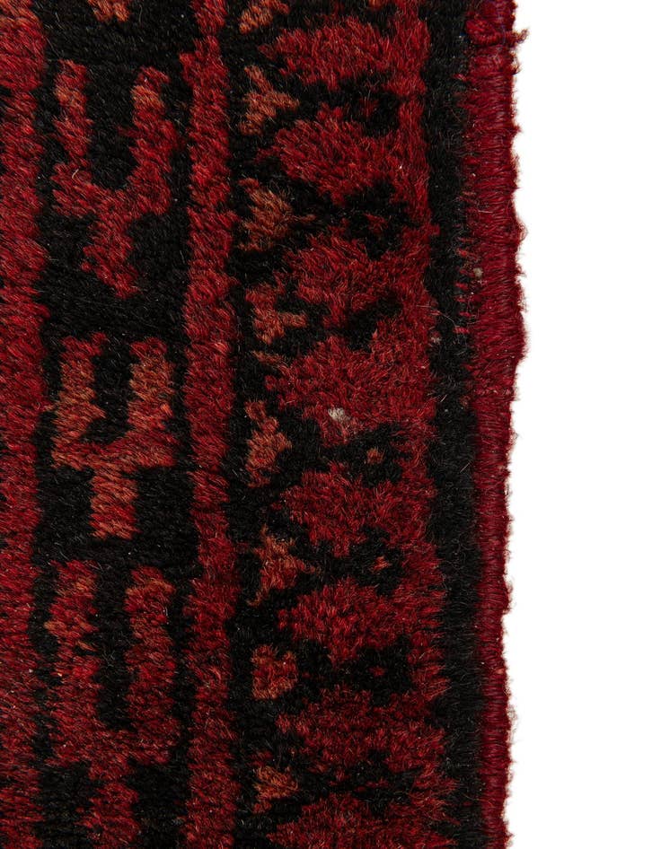 Detail image of  2' 3 x 4' 1  Hand Knotted Afghan Akhche Wool Rug