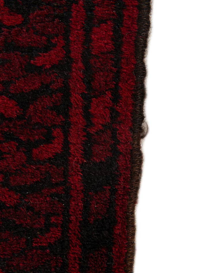 Detail image of  2' 5 x 3' 3  Hand Knotted Afghan Akhche Wool Rug