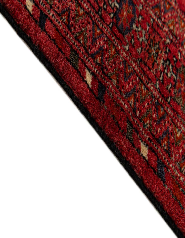 Detail image of  1' 11 x 3' 6  Hand Knotted Afghan Akhche Wool Rug