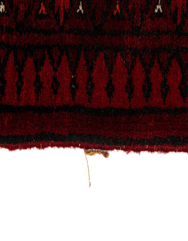 Detail image of  5' 3 x 6' 9  Hand Knotted Afghan Akhche Wool Rug