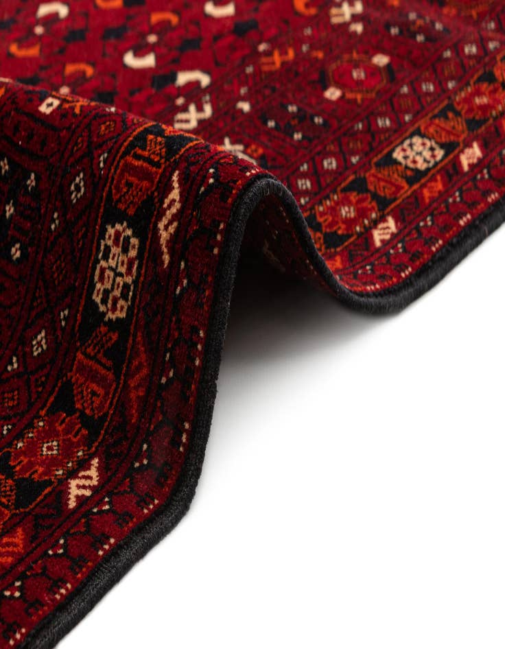 Detail image of  3' 6 x 6' 6  Hand Knotted Afghan Ersari Wool Rug