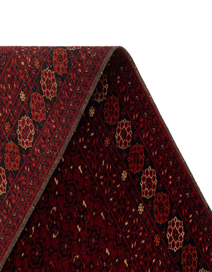 Detail image of  3' 6 x 6' 2  Hand Knotted Afghan Ersari Wool Rug