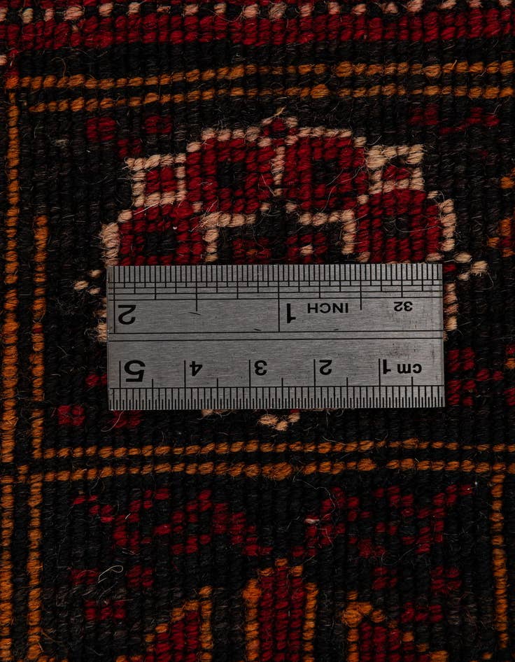 Detail image of  5' 3 x 7' 6  Hand Knotted Afghan Ersari Oriental Wool Rug