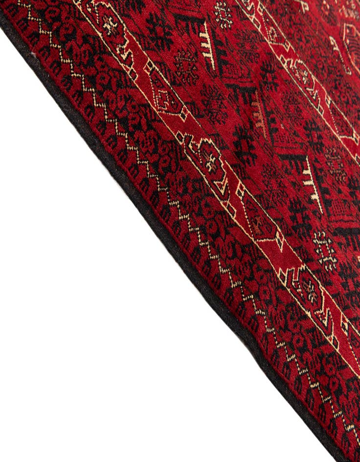 Detail image of  8' 1 x 11' 4  Hand Knotted Afghan Ersari Rug