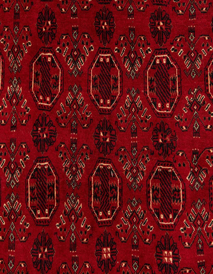 Detail image of  8' 1 x 11' 4  Hand Knotted Afghan Ersari Rug