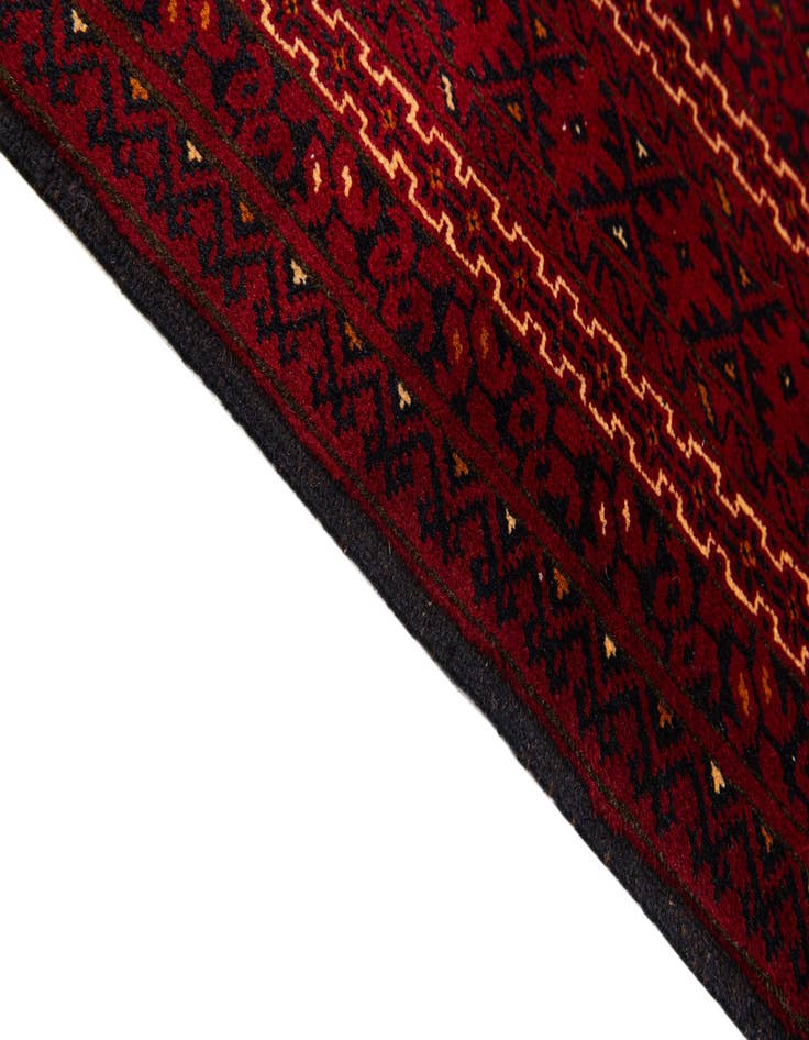 Detail image of 8' x 10' 10 Hand Knotted Afghan Ersari Rug