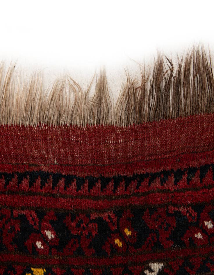 Detail image of  10' 4 x 13'  Hand Knotted Afghan Ersari Wool Rug