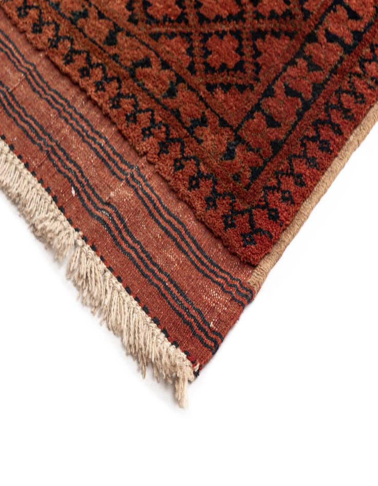 Detail image of  7' 7 x 11' 6 Afghan Wool Rug