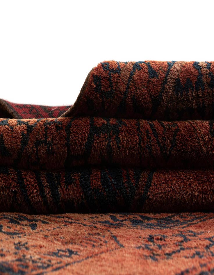 Detail image of  7' 7 x 11' 6 Afghan Wool Rug