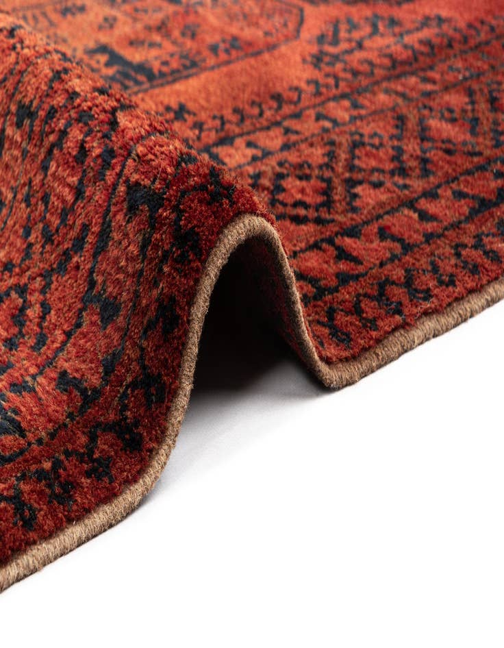 Detail image of  7' 7 x 11' 6 Afghan Wool Rug