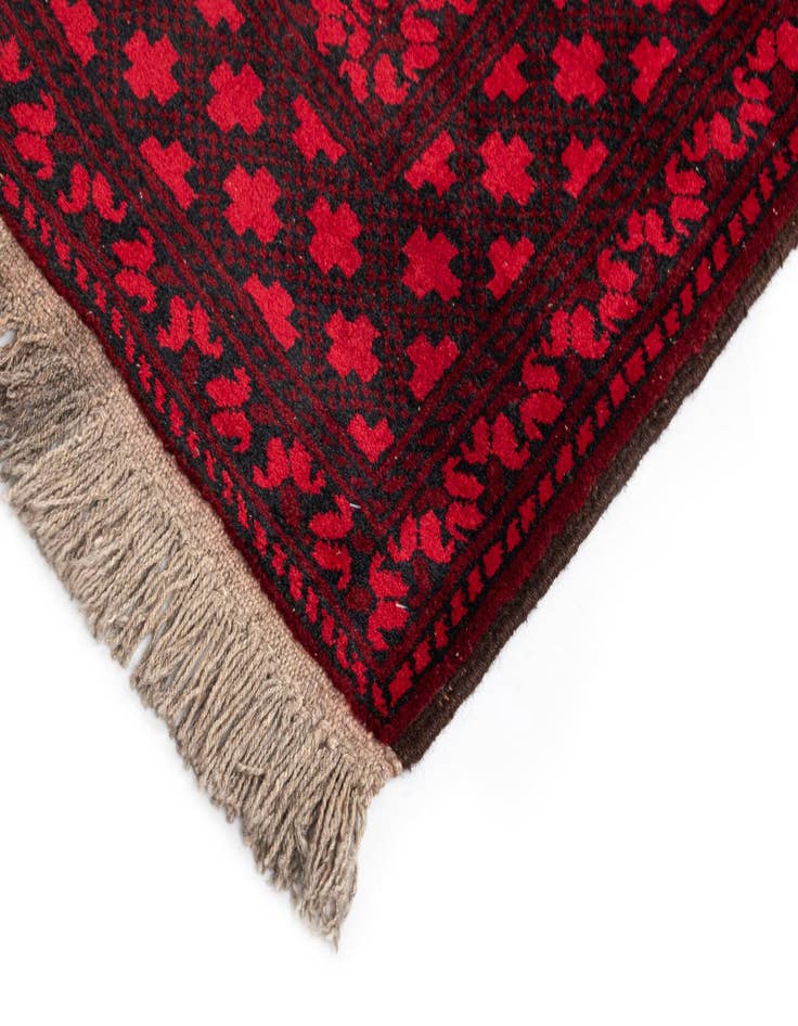 Detail image of  3' 5 x 6' 2 Afghan Wool Rug